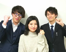 遠藤笑美さんと西井先生と渡邉先生