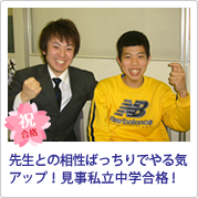 合格の報告