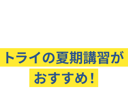 だからトライでは短期間で成績アップした声が続々!