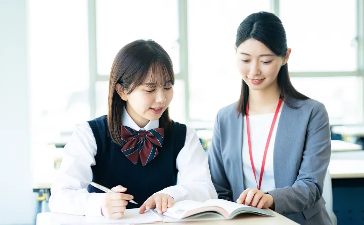 専任講師による完全1対1授業のイメージ