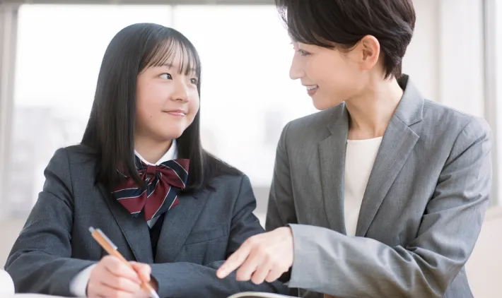 専任講師による完全１対１授業のイメージ