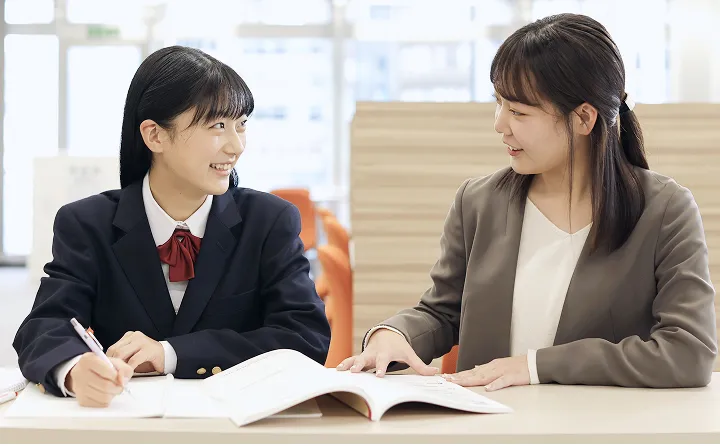専任講師による完全1対1授業のイメージ