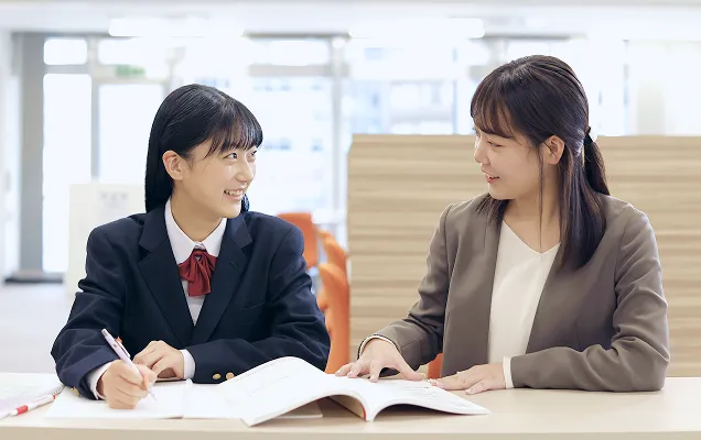 専任講師による完全１対１授業のイメージ