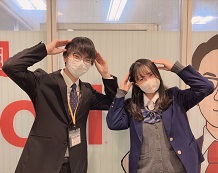 向所先生と七崎さん
