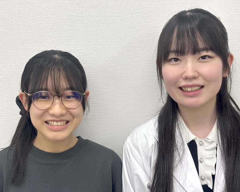 伊藤優結さんと菅原こころ先生