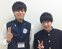 牧野琉向さん・菅原直希先生
