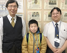 森 射光さん、深瀬先生、塚越先生