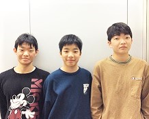 稲垣くん、香取くん、藤井くん