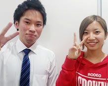 古満先生と山崎さん