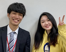 横坂先生と小川さん