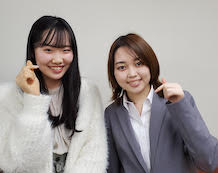小林 百奈さん・尾滝 藍華先生