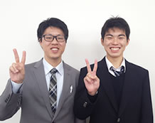 石塚くんと河村副教室長
