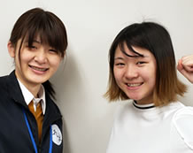 尾島さん(相模原女子)と柏木先生
