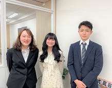 浅井先生と三井さんと大野先生