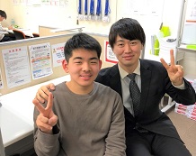 竹田璃功さんと吉村先生