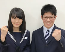 川上 理子さんと安部先生