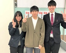 國分 健太郎くんと長谷川先生・谷口先生