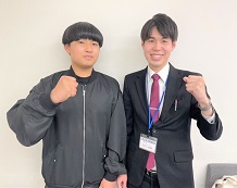 田中 優宇亜くんと谷口先生