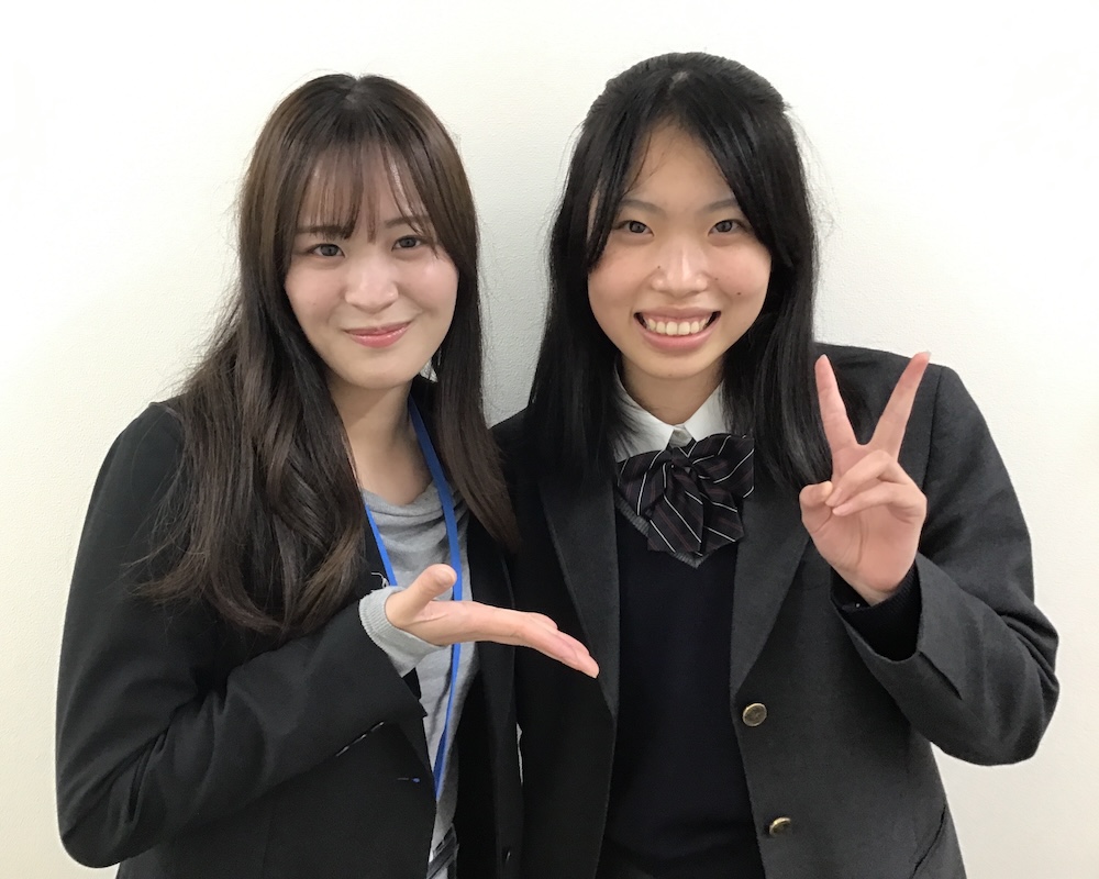 片渕百花さんと経塚先生