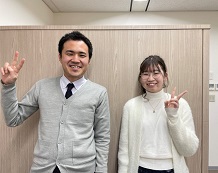須知 桃花さんと教室長