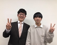 林 佳輝さんと北川先生