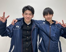 入江翔太君と前田倖希君