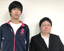 青木健太郎くん&長岡先生