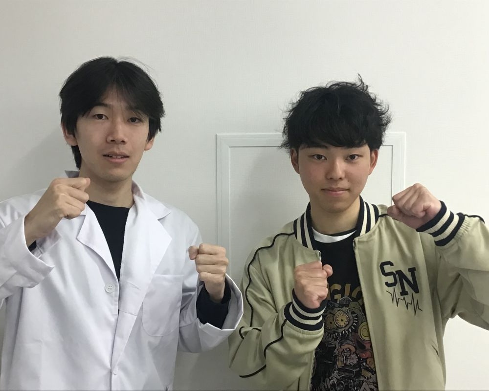 川合哲平さんと安井先生