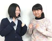池田先生 & 岡本 彩音さん