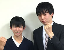 正後 拓真くん & 茂林先生