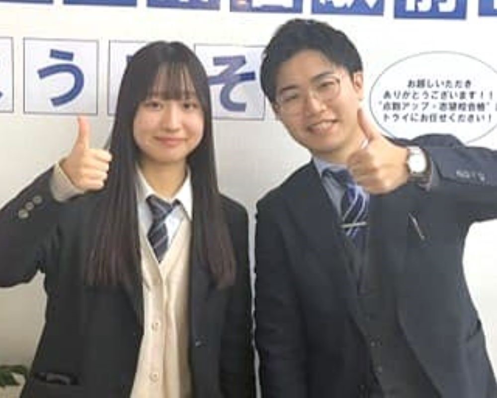 田中柚羽さんと袴田教室長