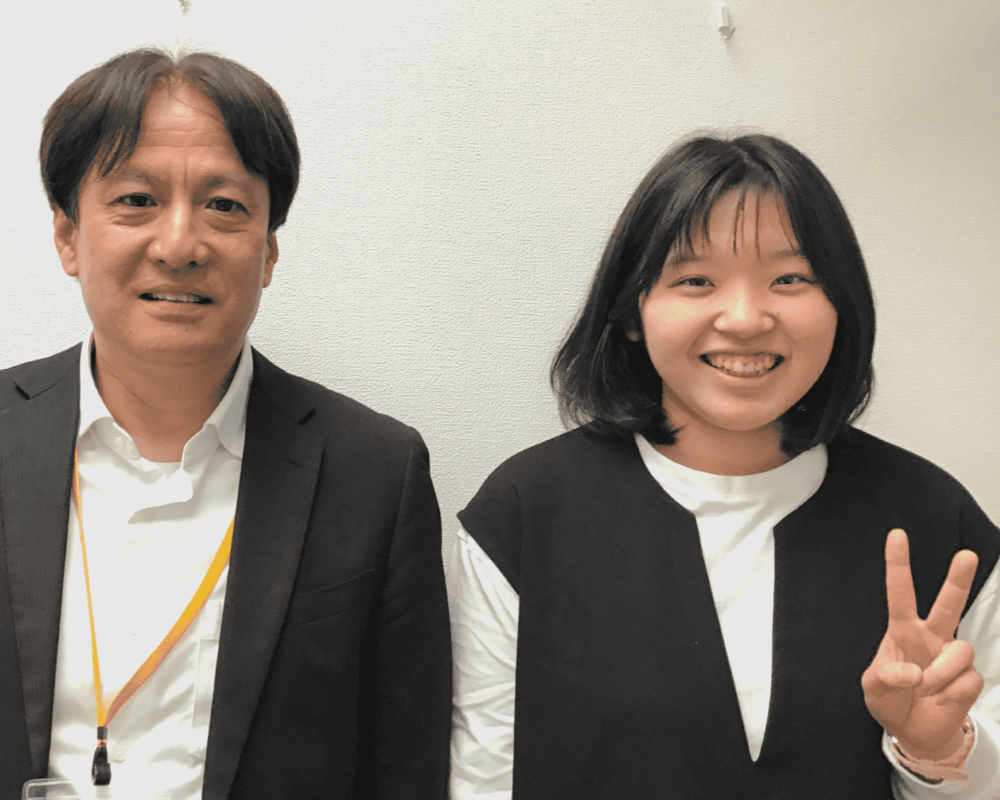 水谷先生と松井　渚さん