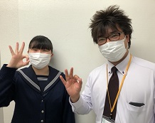 山本望鈴さんと筒井先生