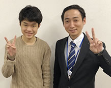 辻中惺也さんと教室長