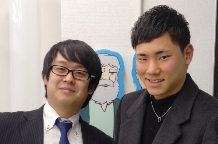 羽田悠人さんと教室長