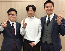 元山くんと教室長と副教室長
