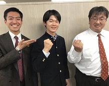 松谷くんと教室長と大谷先生