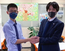 中田 颯翔くんと中田先生