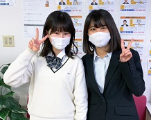 森中 美雨さんと山口先生