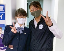 天池 美友さんと明珍先生