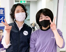 三好 恵加さんと山地先生