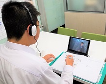 Myトライコースを頑張っている濱﨑くん