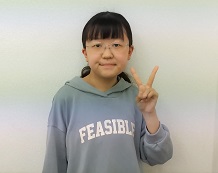 大久保律花さん(沖田中学校)