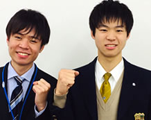 黒田 裕輝くん(高3)と 五十嵐先生