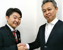 小峯直人くんと川野先生