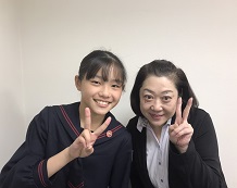 石貝寿実世さんと近藤先生