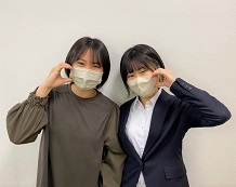 【奥石愛結さんと川鍋先生】