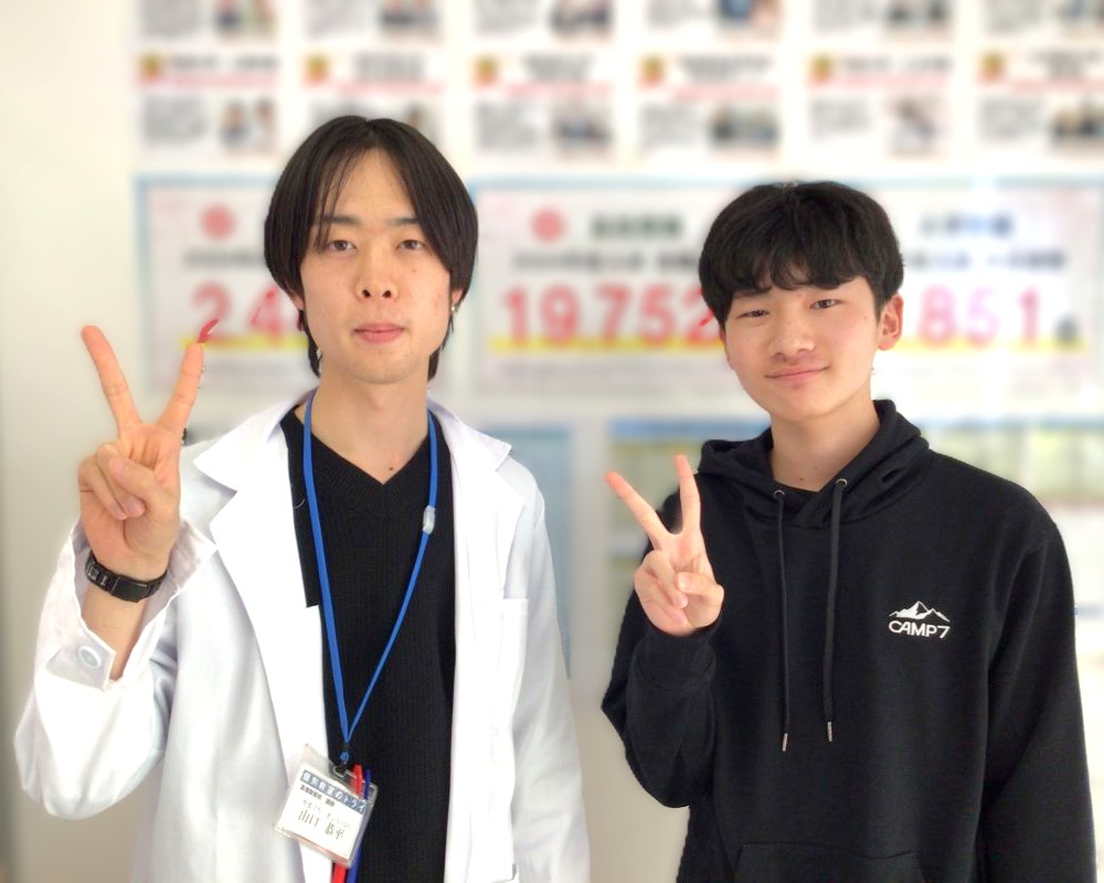 【山口先生と吉安くん】