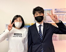 【藤川はるひさんと川合先生】