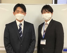 梶岡繁人君と前谷先生